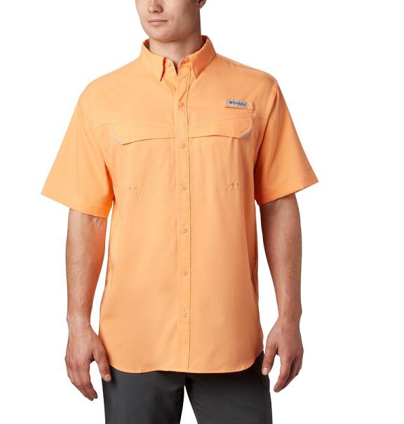 Columbia PFG Low Drag Offshore Shirts Yellow For Men's NZ87952 New Zealand